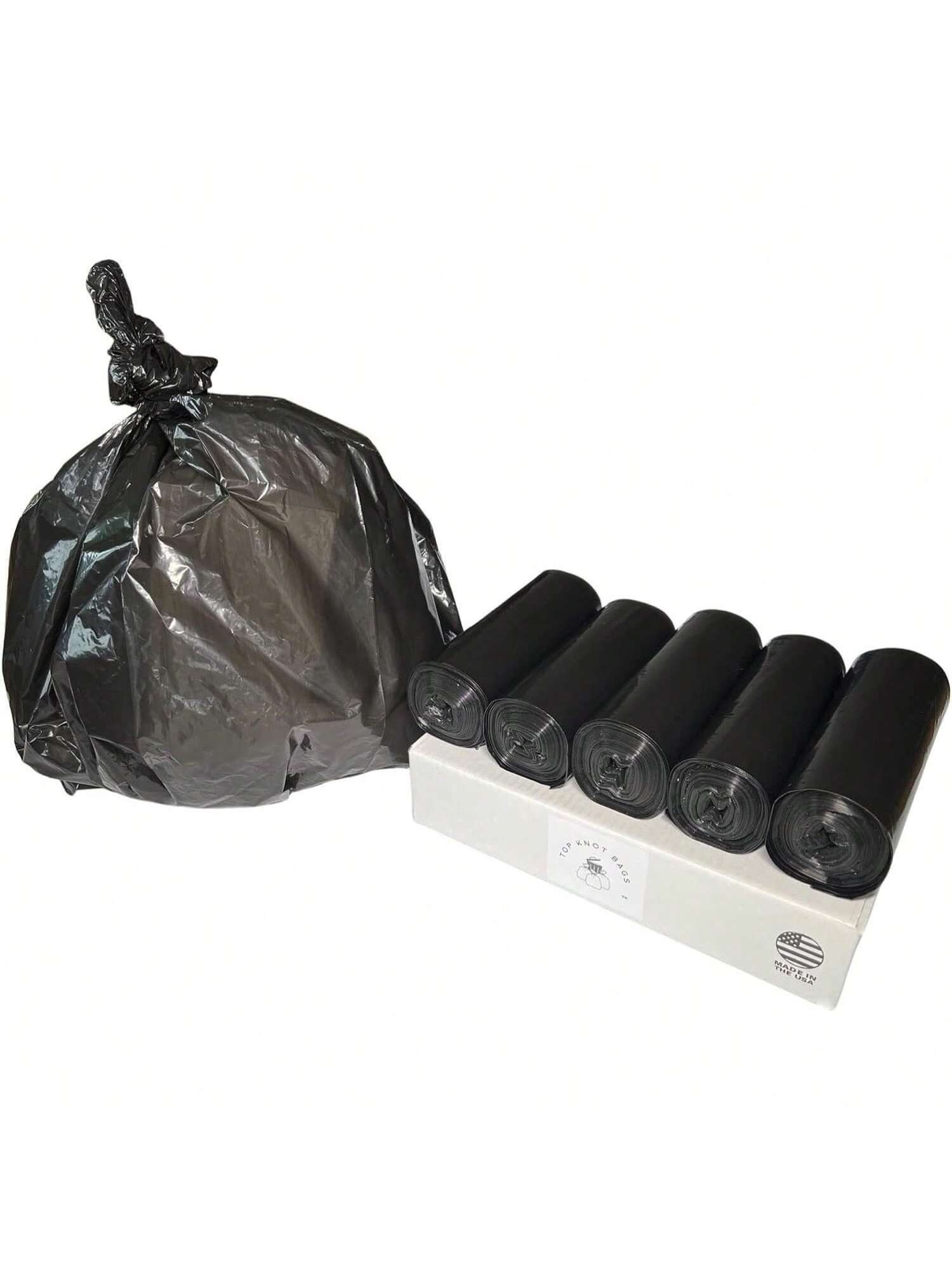 PlasticMill 7-10 Gallon, Clear, Garbage Bag, 1 mil, 24x23, 250/Case