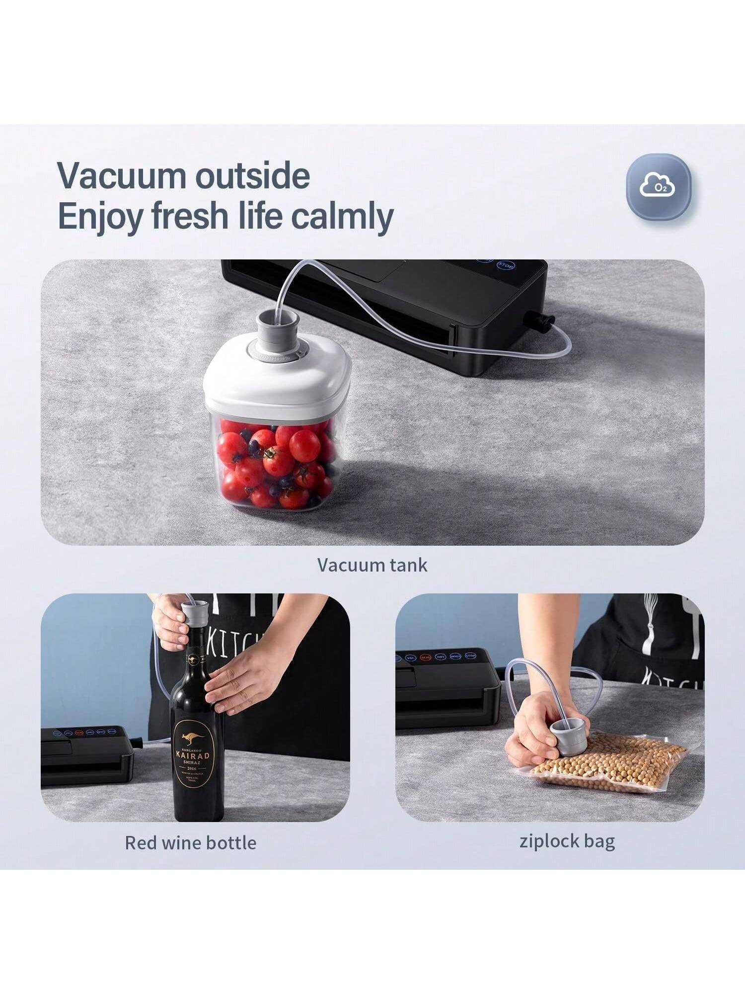 YONGSTYLE Vacuum Sealer Machine, Automatic Food for Preservation with –  vacpi