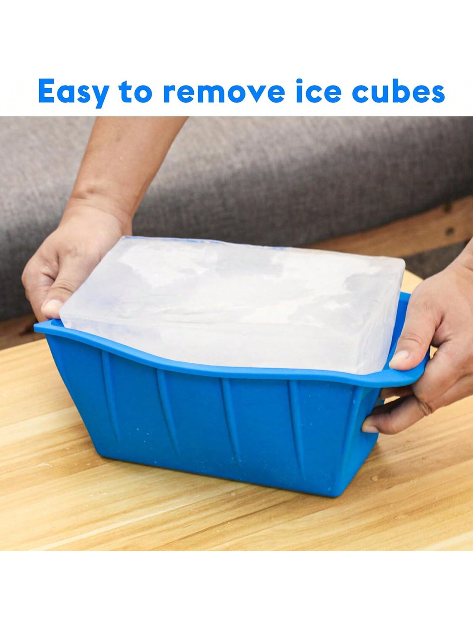 Extra Large Ice Block Mold, 8lb Ice Block, Ice Maker for Cold Plunge or  Coolers, Reusable Steel Reinforced Silicone Mold