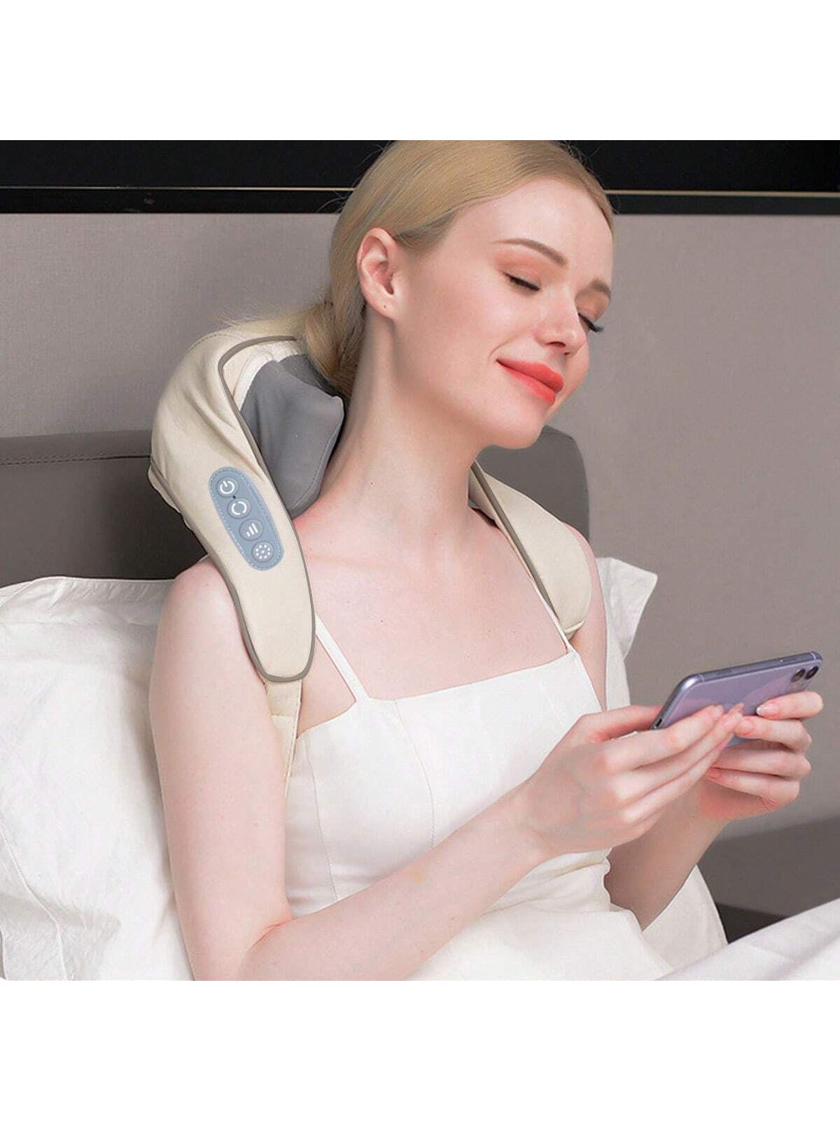 1pc Multifunctional Neck And Shoulder Massager, USB Rechargeable Electric  Shoulder And Neck Massage Shawl