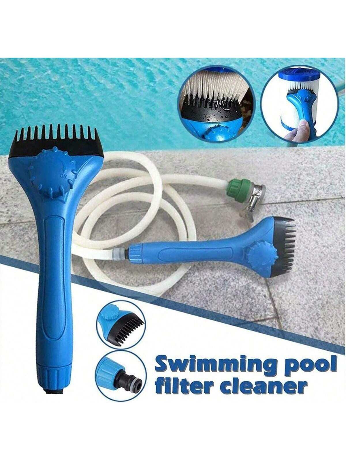 Pool filter cleaning brush, Hot tub filter cleaning brush