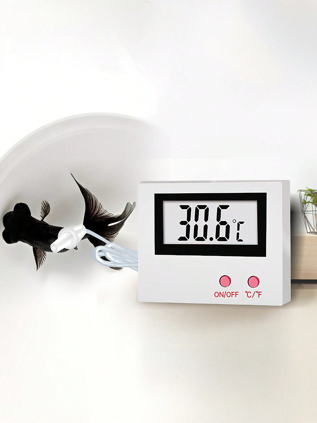 1pc Electronic Digital Refrigerator Thermometer For Fridge